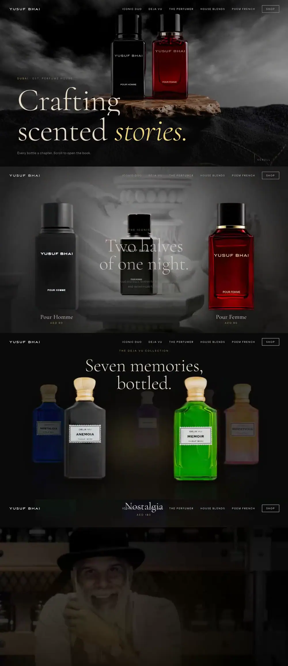 Yusuf Bhai on a laptop